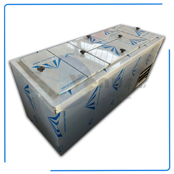 فریزر خوابیده استیل شش درب